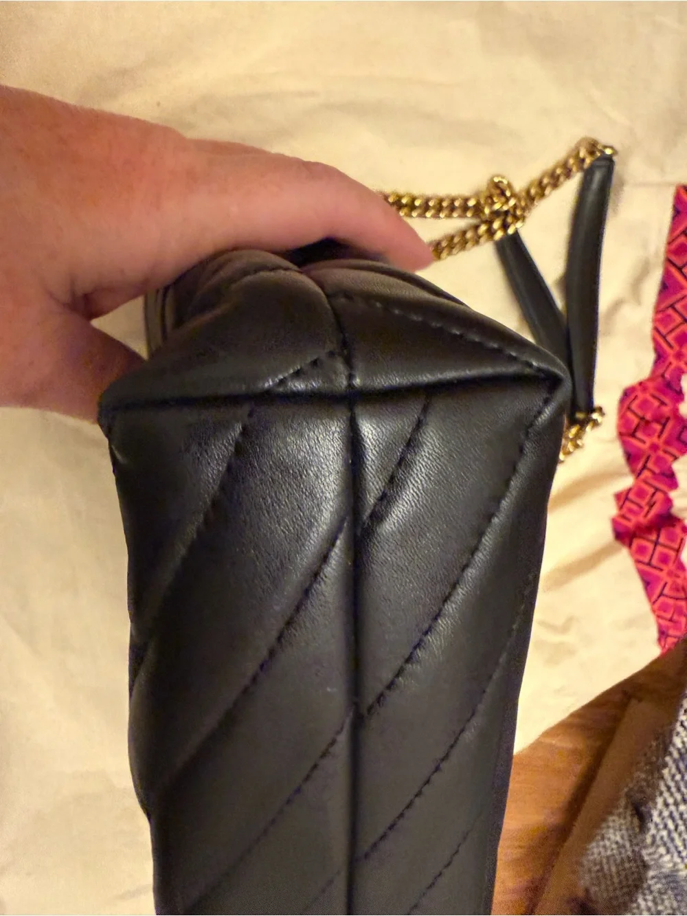Tory Burch Kira Chevron Convertible Shoulder Bag